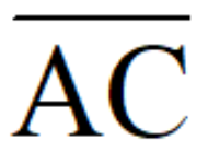 \overline{AC}